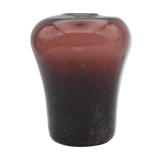 Vintage bubbled glass vase