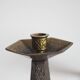 Art deco altar candle sticks in brass, 1920s
