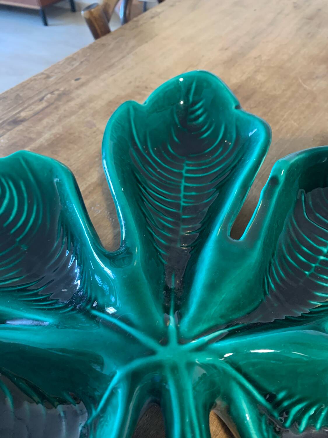 Old ceramic dish in the Vallauris style