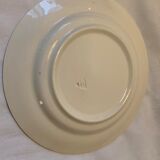 Soup tureen and 6 old Longchamp soup plates, Terre de Fer, Marcel model