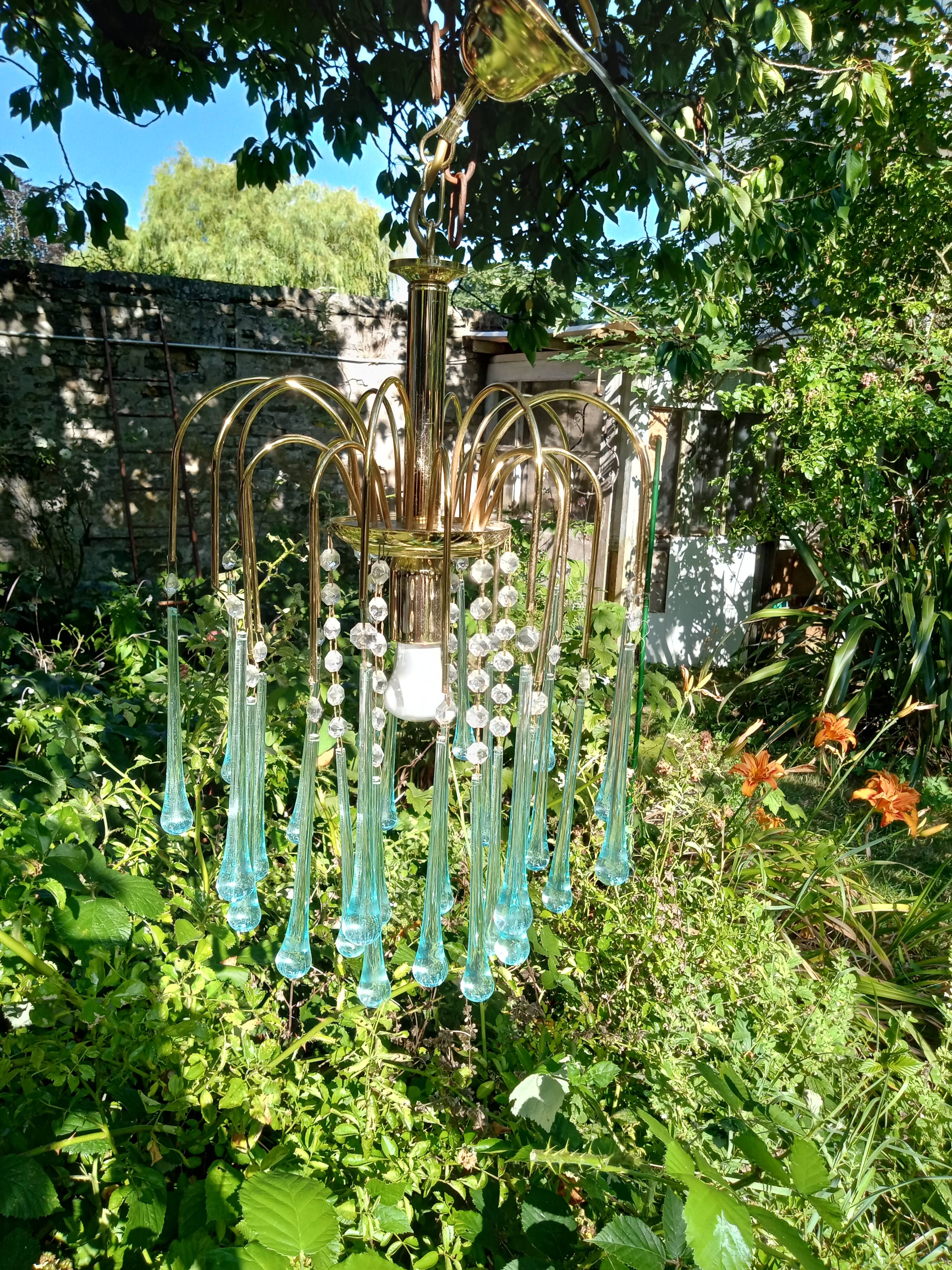 Lustre en Forme de Lärmes Murano Italie