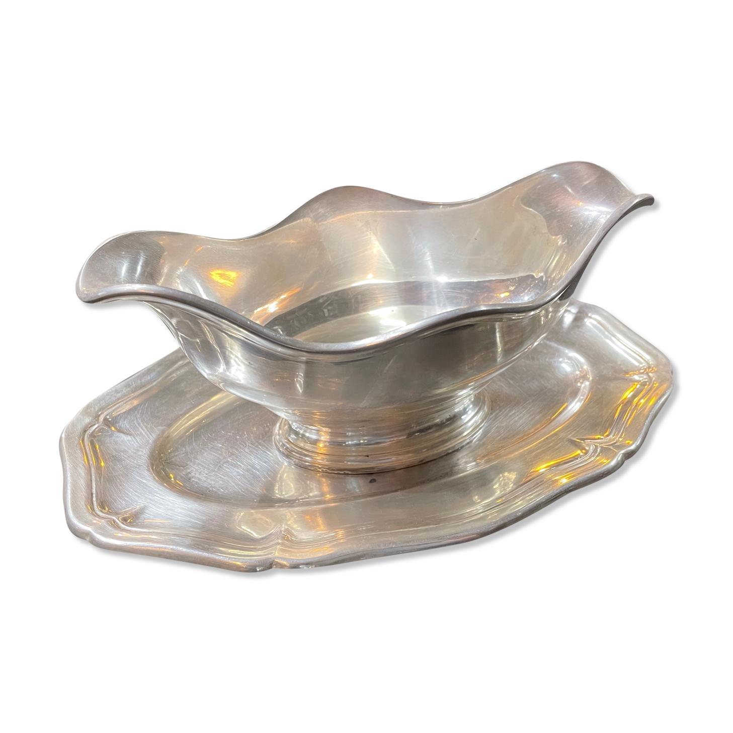 Ercuis, silver metal sausage