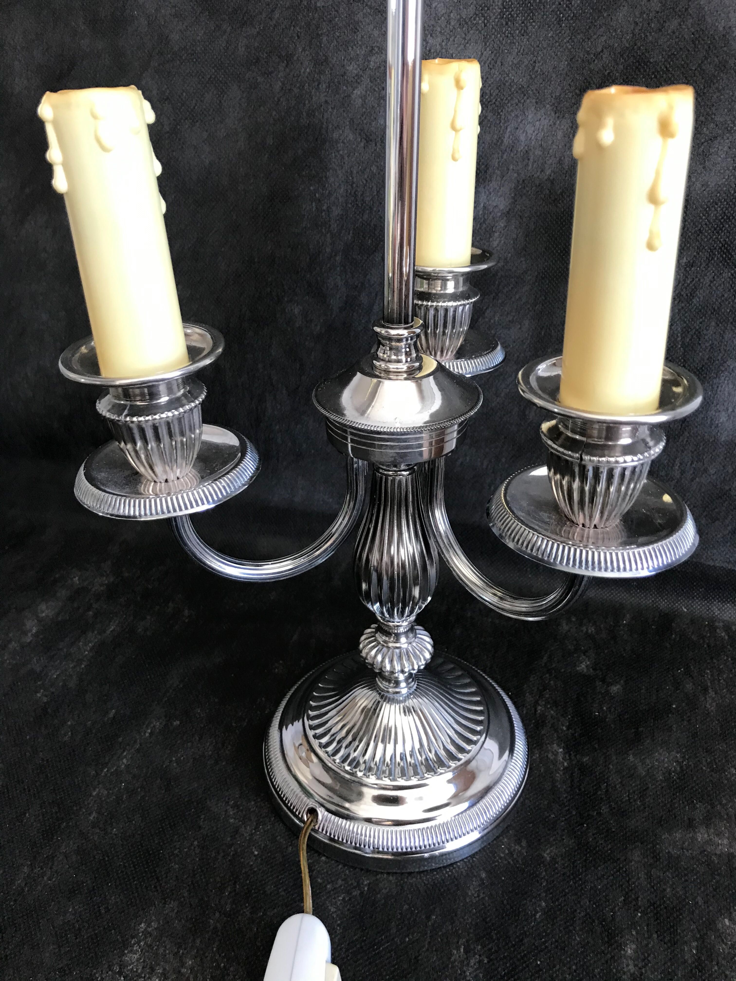 Lampe de bureau candélabre à 3 lumières