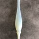 Vase soliflore vintage tulip glass opaline shades and white reflections