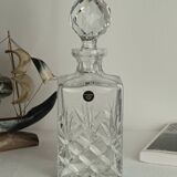 Lancel Paris vintage crystal whiskey decanter