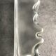 Vase in thick glass with frosted effect stamped by claus josef riedel