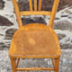 6 Luterma bistro chairs, blond wood, vintage, 50s
