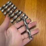 70s bamboo knife holder