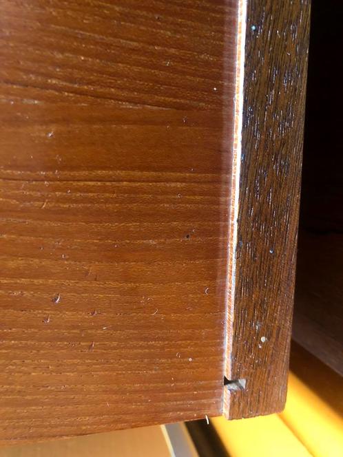 Danish teak veneer bookcase