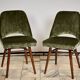 Set of four chairs designed by Radomir Hoffman, TON Czechoslovakia, 1960s.