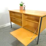 Bureau indépendant à tiroirs en placage Hellerau design
