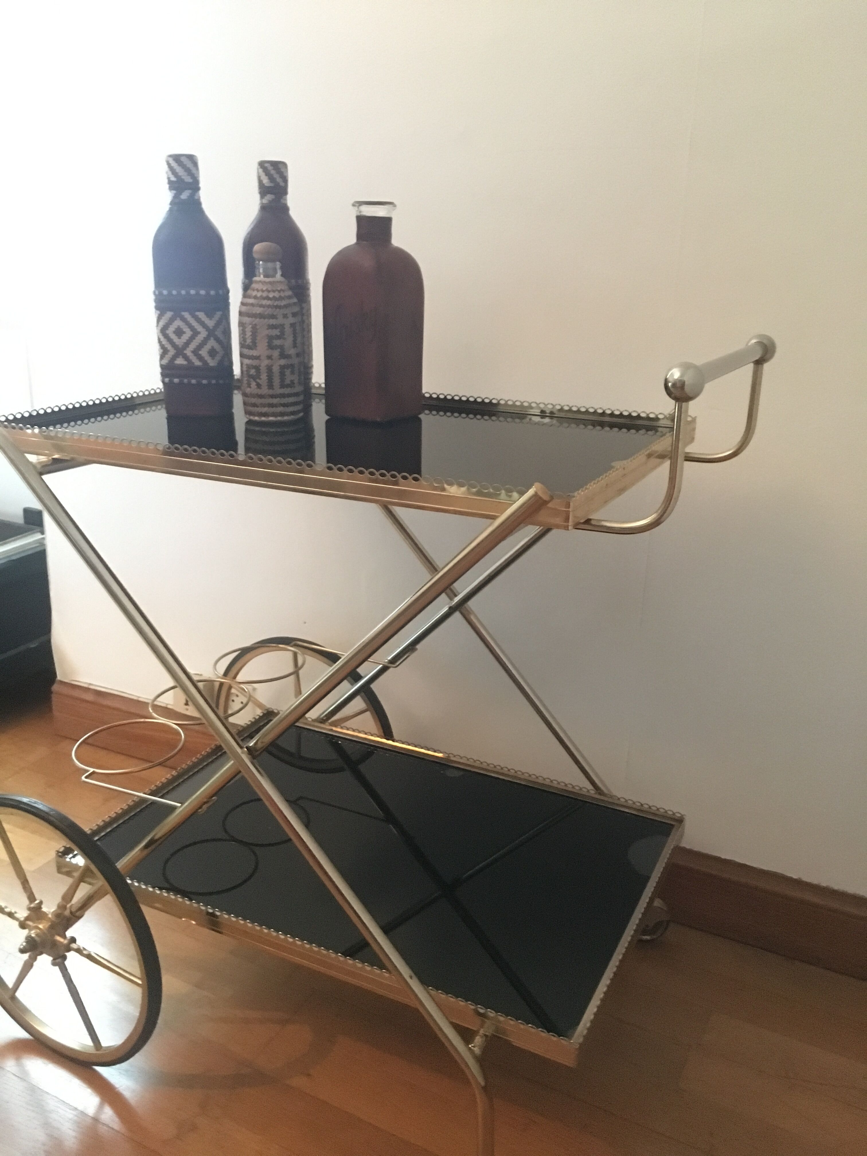 Vintage gold rolling dessert