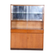 Art Deco Display Cabinet in Oak and Glass, Czech, 1940s