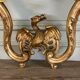 Regency console with a dragon, carved and gilded wood, Paris circa 1720