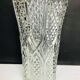 Old molded glass vase