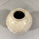 Travertine mactan stone columns & vase 1980’s
