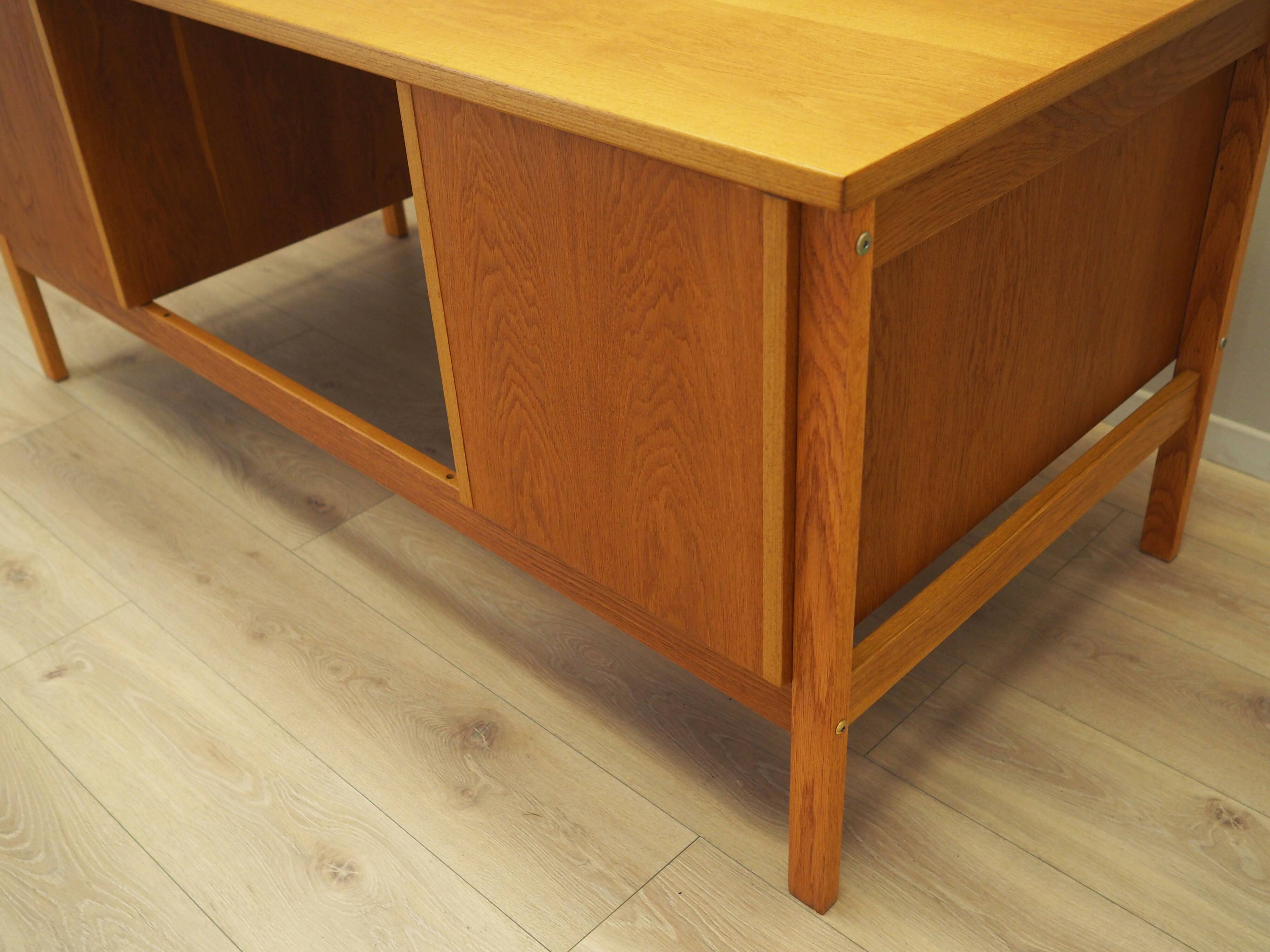 Ash desk, Norwegian design, 1970s, production: Norway