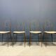 Mid-century Italian brass dining chairs, 1950s