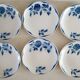 6 Digoin cups and saucers, sugar bowl and milk jug