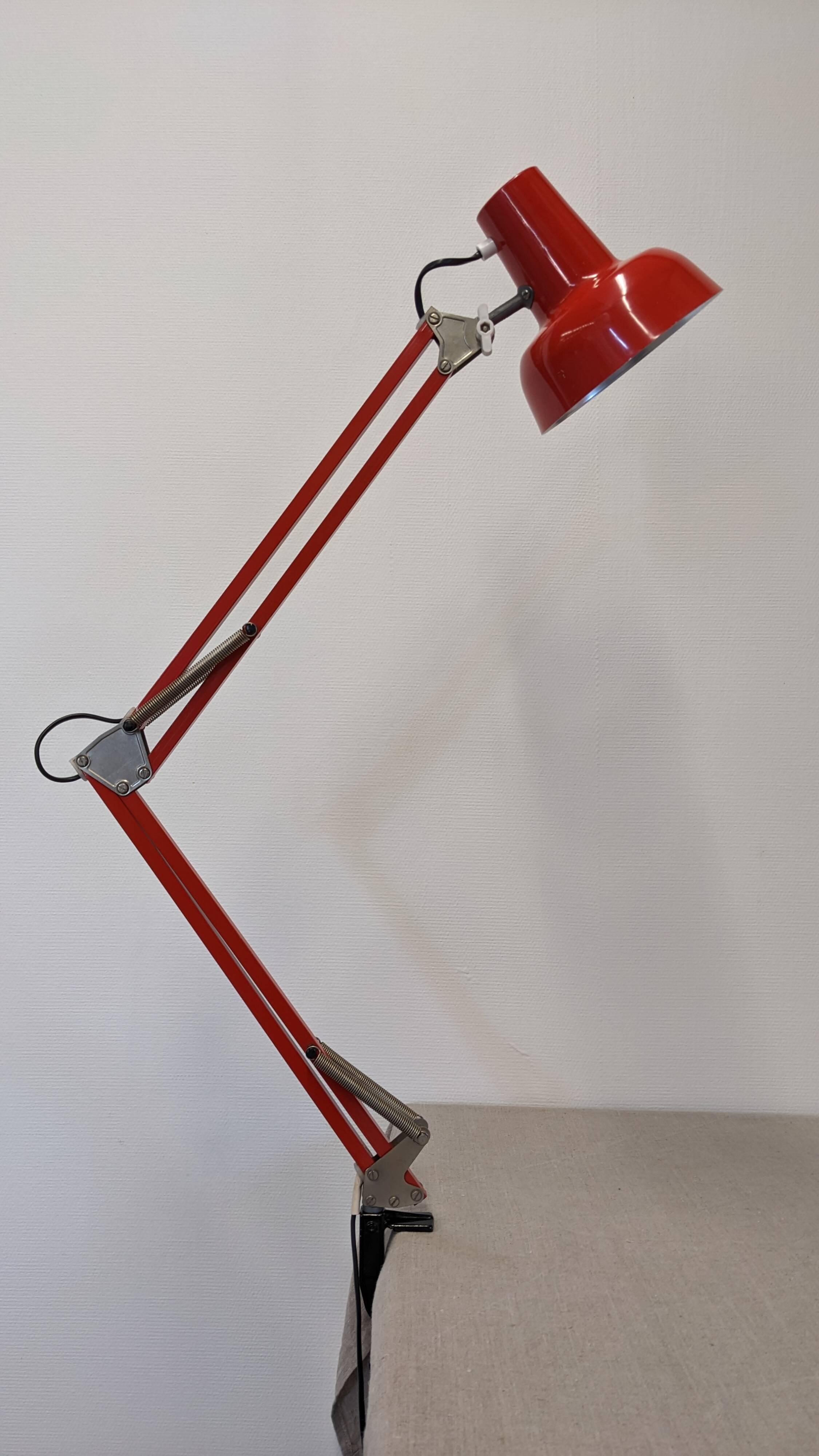 Lampe d'architecte, de bureau articulée, France vers 1970