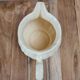 Antique milk jug Sarreguemines – Cream earthenware