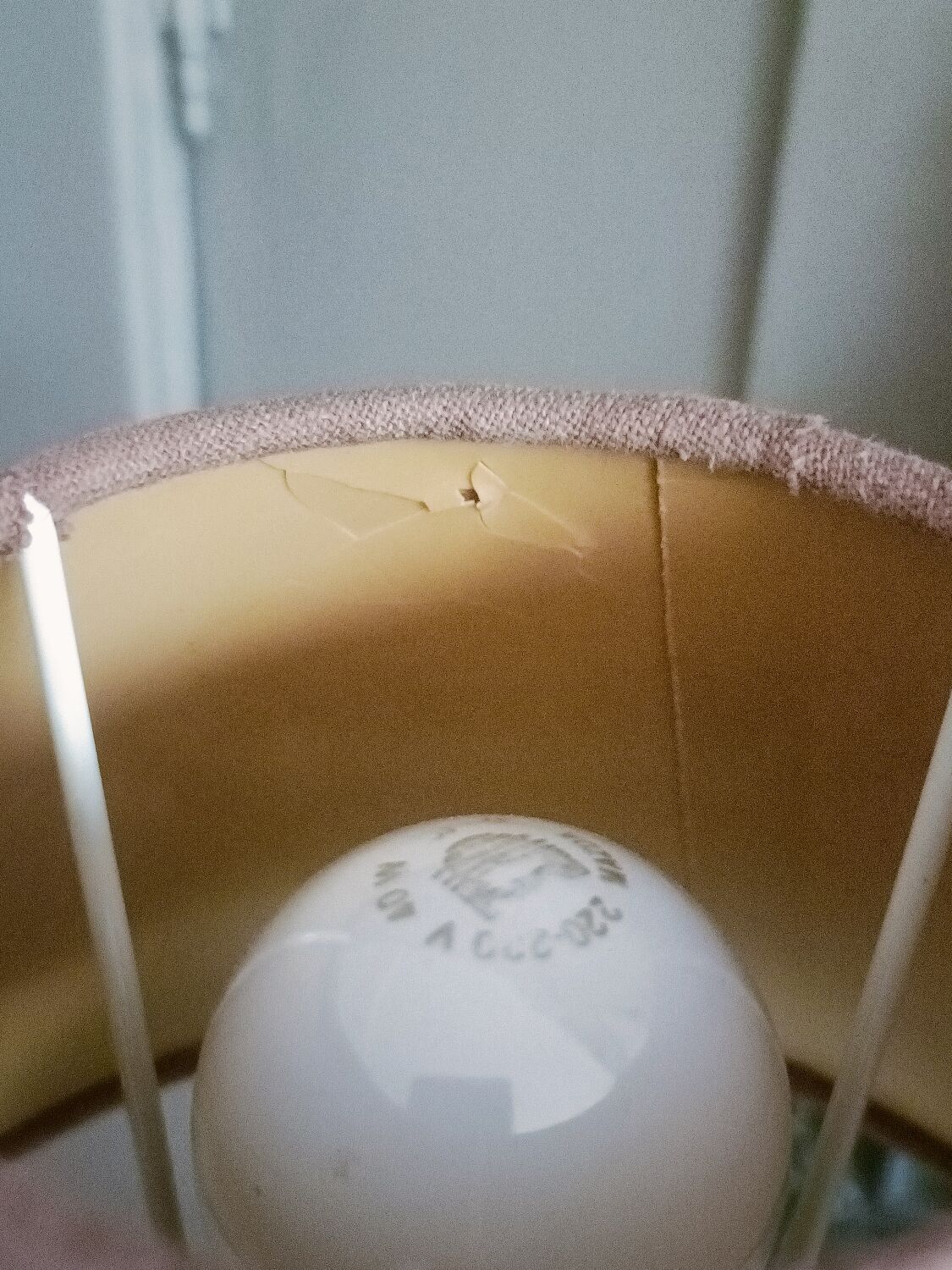 Lampe de chevet 60', grès et céramique