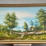 Oil on canvas, signature to identify