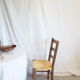 Lot 2 chaises paillées