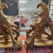 Pair of 19th century wall consoles 33x30