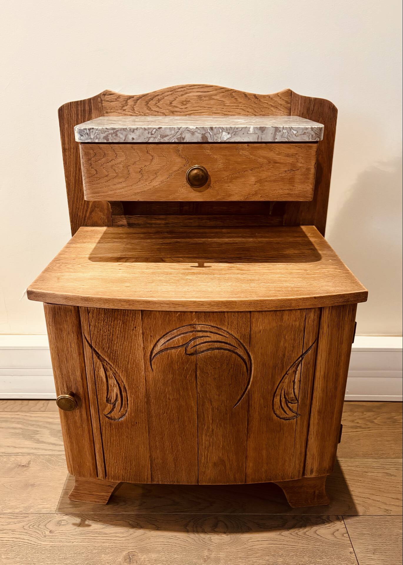 Antique Art Deco bedside table