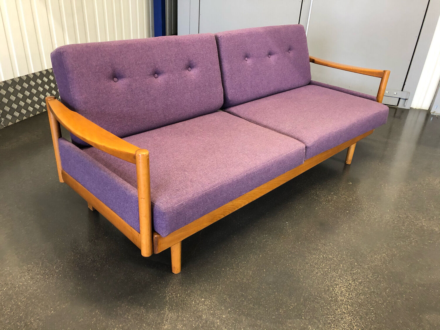 Daybed 2P convertible sofa by Walter Knoll circa 1960