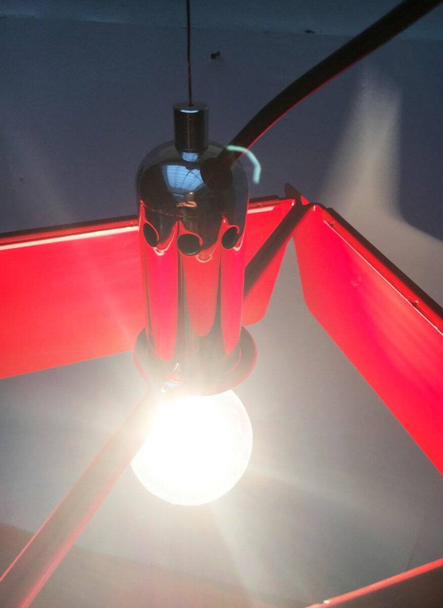 Italian Suspension Diaphragm by Fabio Lenci for Guzzini, 1970s