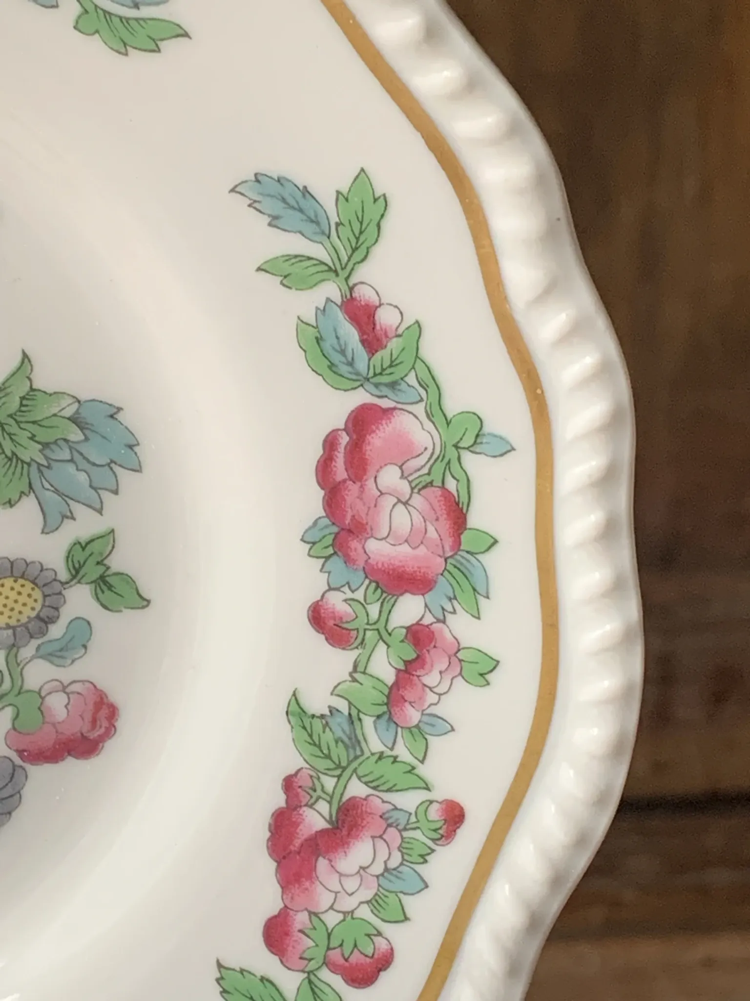 5 dessert plates Bernardaud Arbre des Indes anciennes