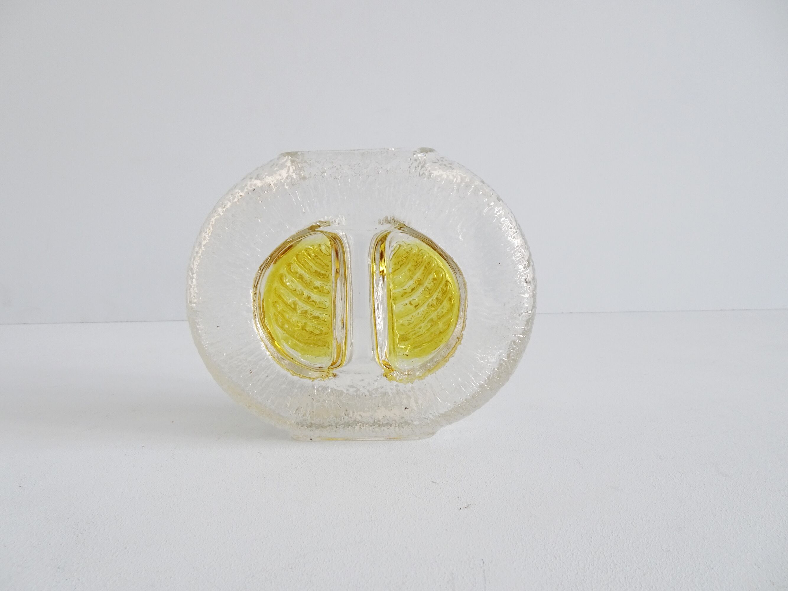 Vase en verre de Walther 1960