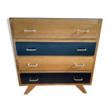Commode années 50, pieds compas