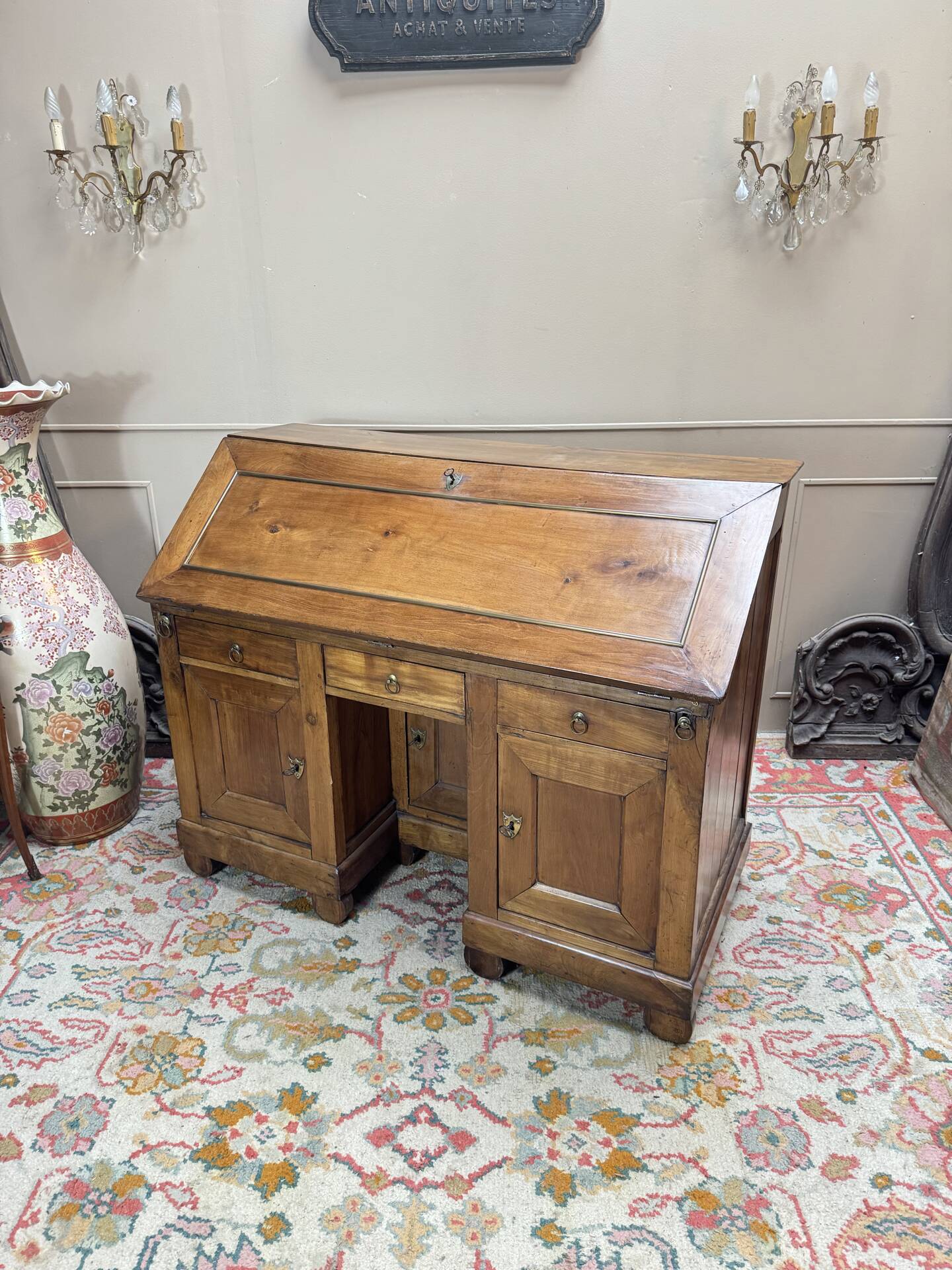 DIRECTORY PERIOD WALNUT SLOPING DESK 18TH CENTURY