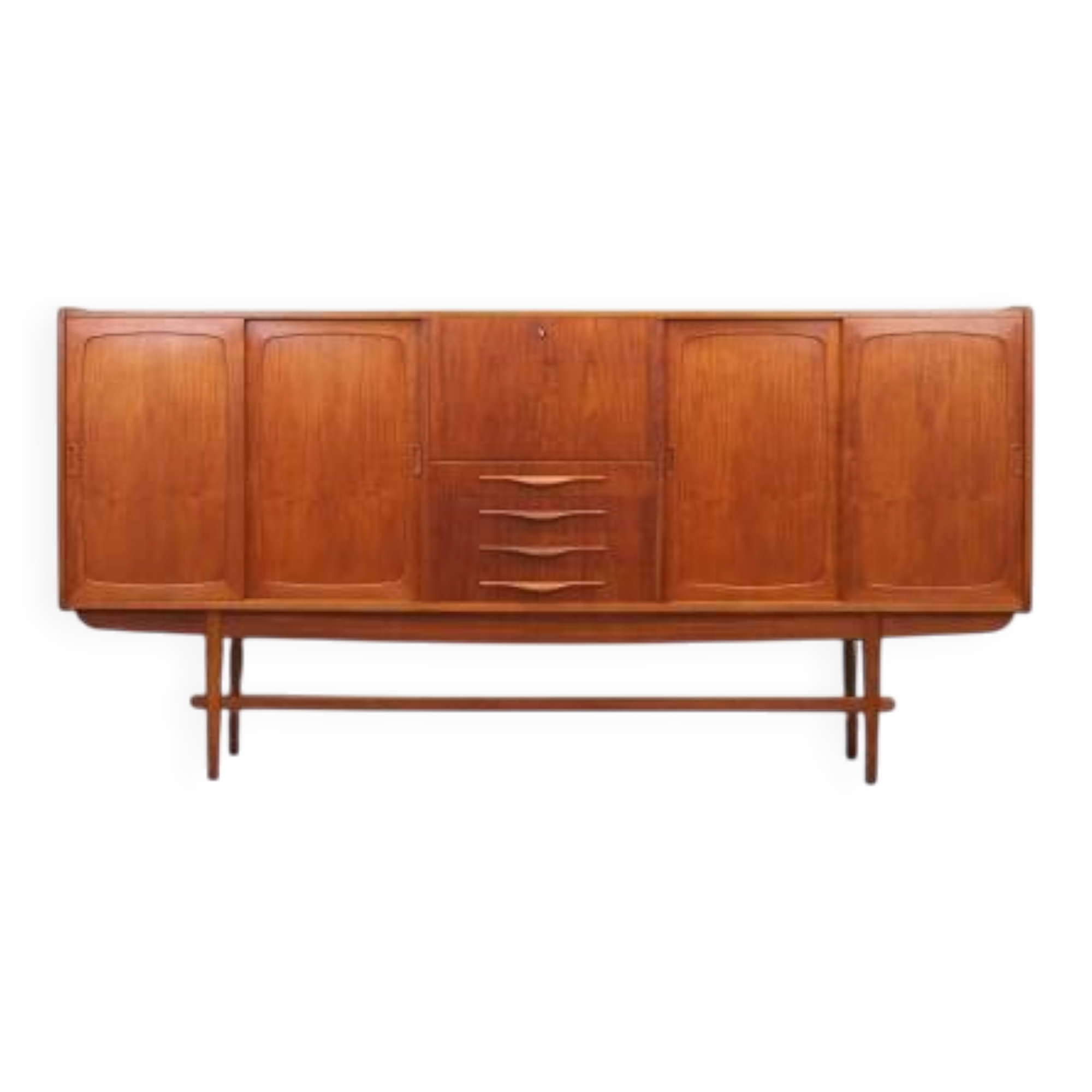 Teak highboard, Danish design, 1960s, production: Denmark