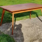 Dining table furniture sam half century with 2 extensions foot compass with 2 extensions