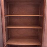 Antique wooden display cabinet – vintage spirit / 1950s