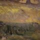 20th century Italian artwork, a countryside view with figures