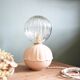 Lampe céramique & verre