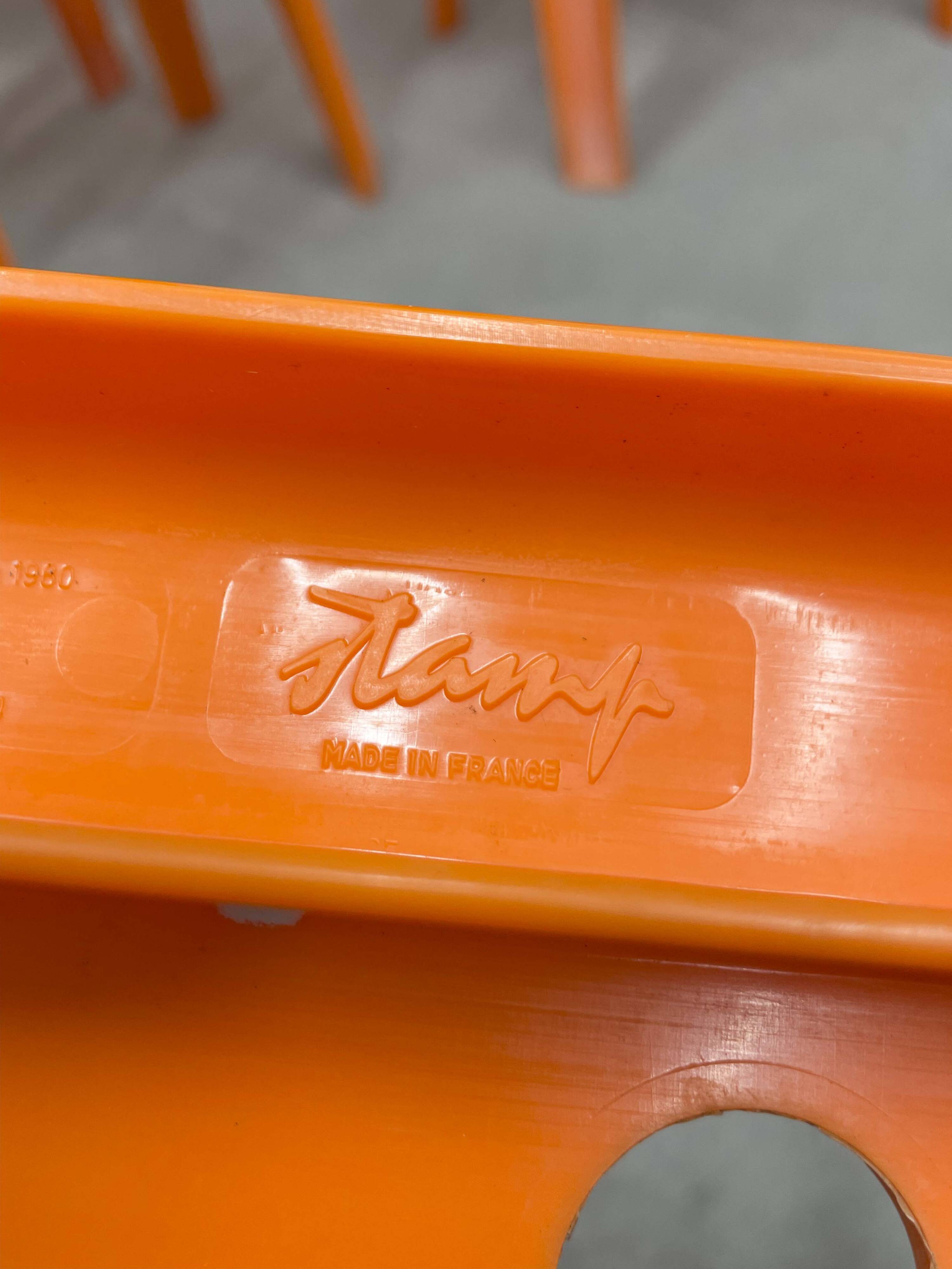 4 chairs "Armchair 300", Henry Massonet, Stamp, 1972