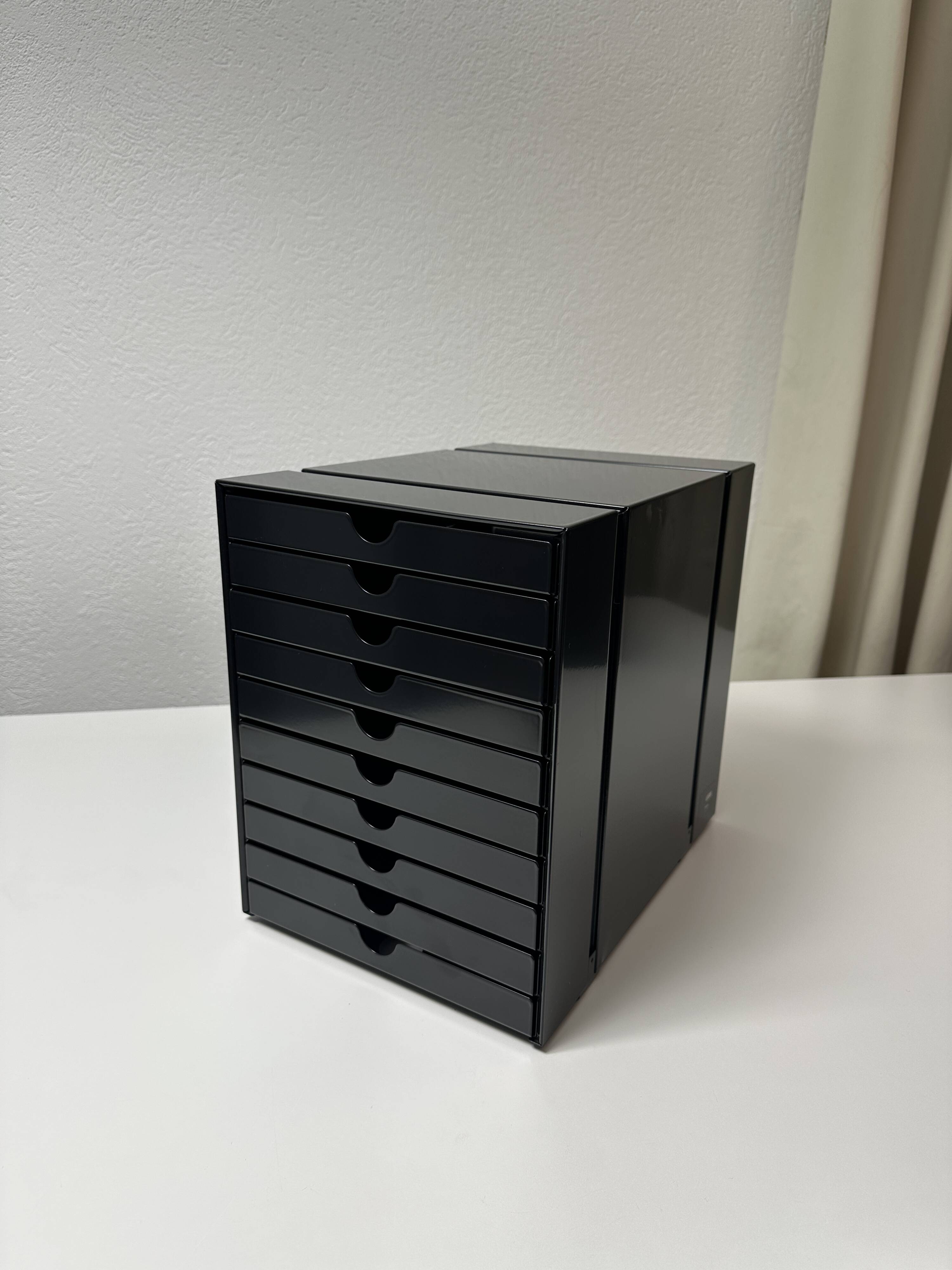 Caisson INOS USM Haller in Graphite Black (small drawers)