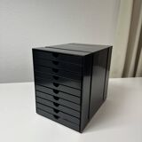 Caisson INOS USM Haller in Graphite Black (small drawers)