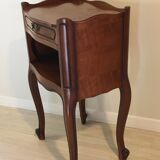 Set of 2 bedside tables in solid cherry wood
