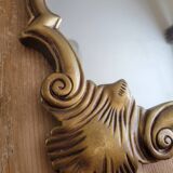 Vintage gilded wooden mirror