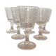 6 crystal liqueur glasses
