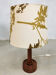Lampe de table design danoise vintage en teck 'Nature'
