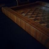 Marquetry serving tray.