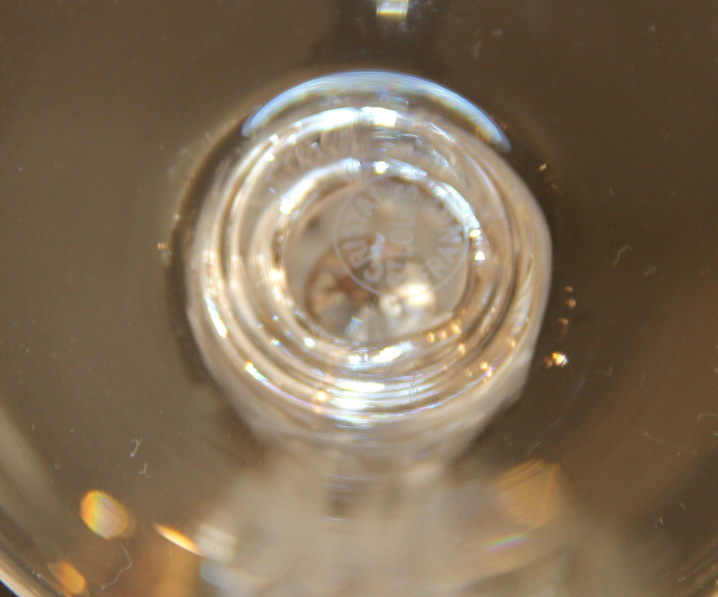 12 verres à eau modèle lozère Cristal Saint Louis